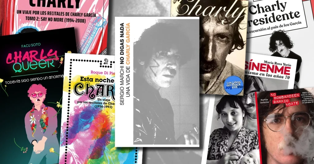 8 libros sobre Charly García